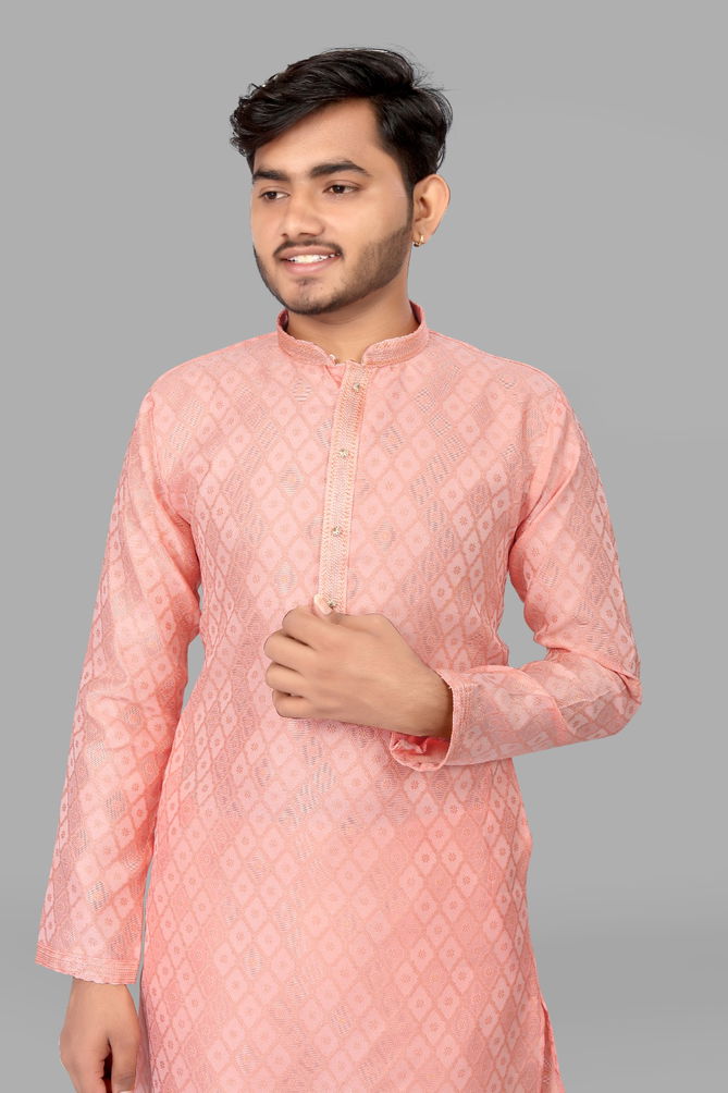 Pintex jacquard 1 Mens Kurta Pajama Manufacturers